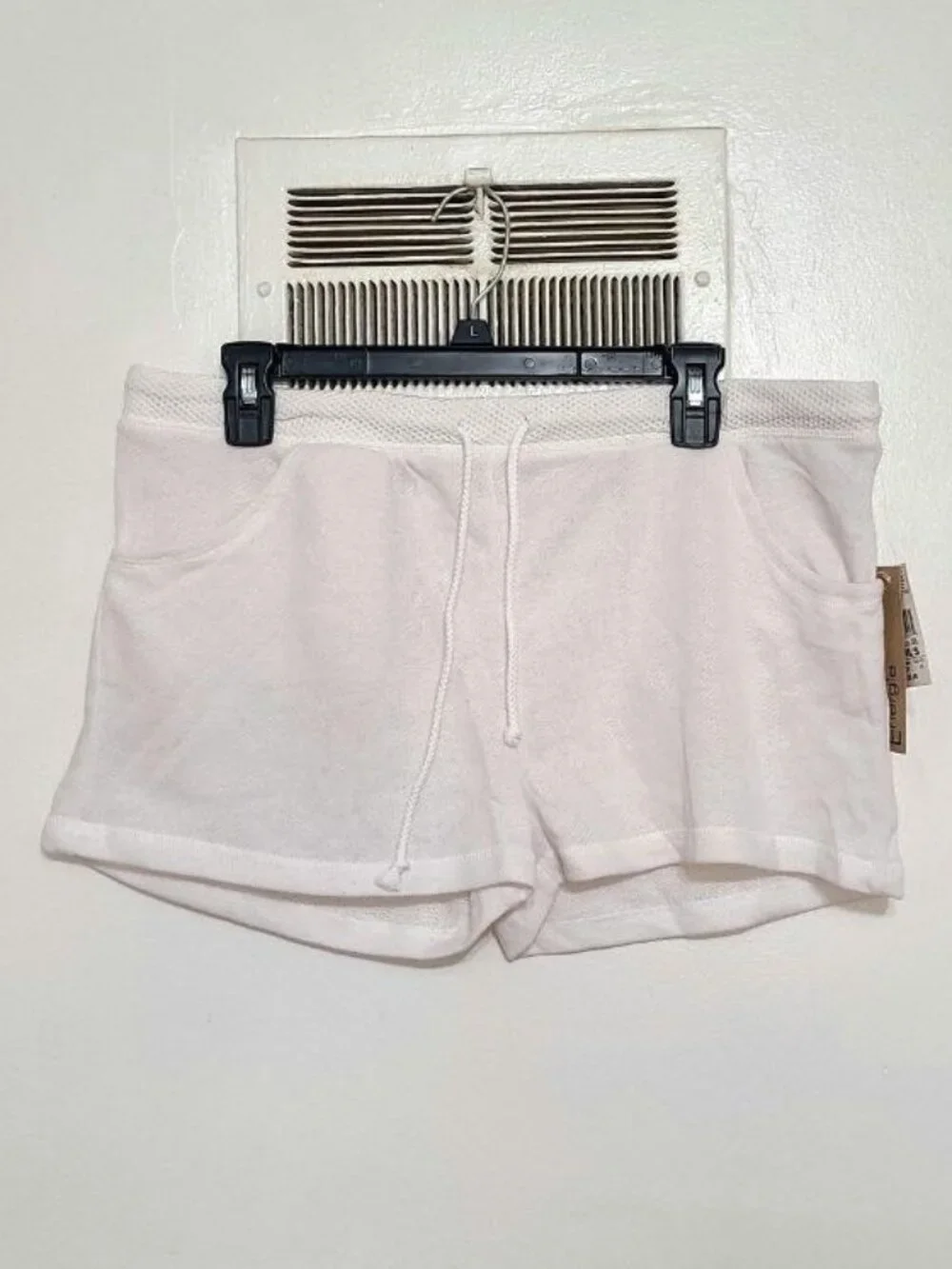 White Drawstring Shorts – Size XL